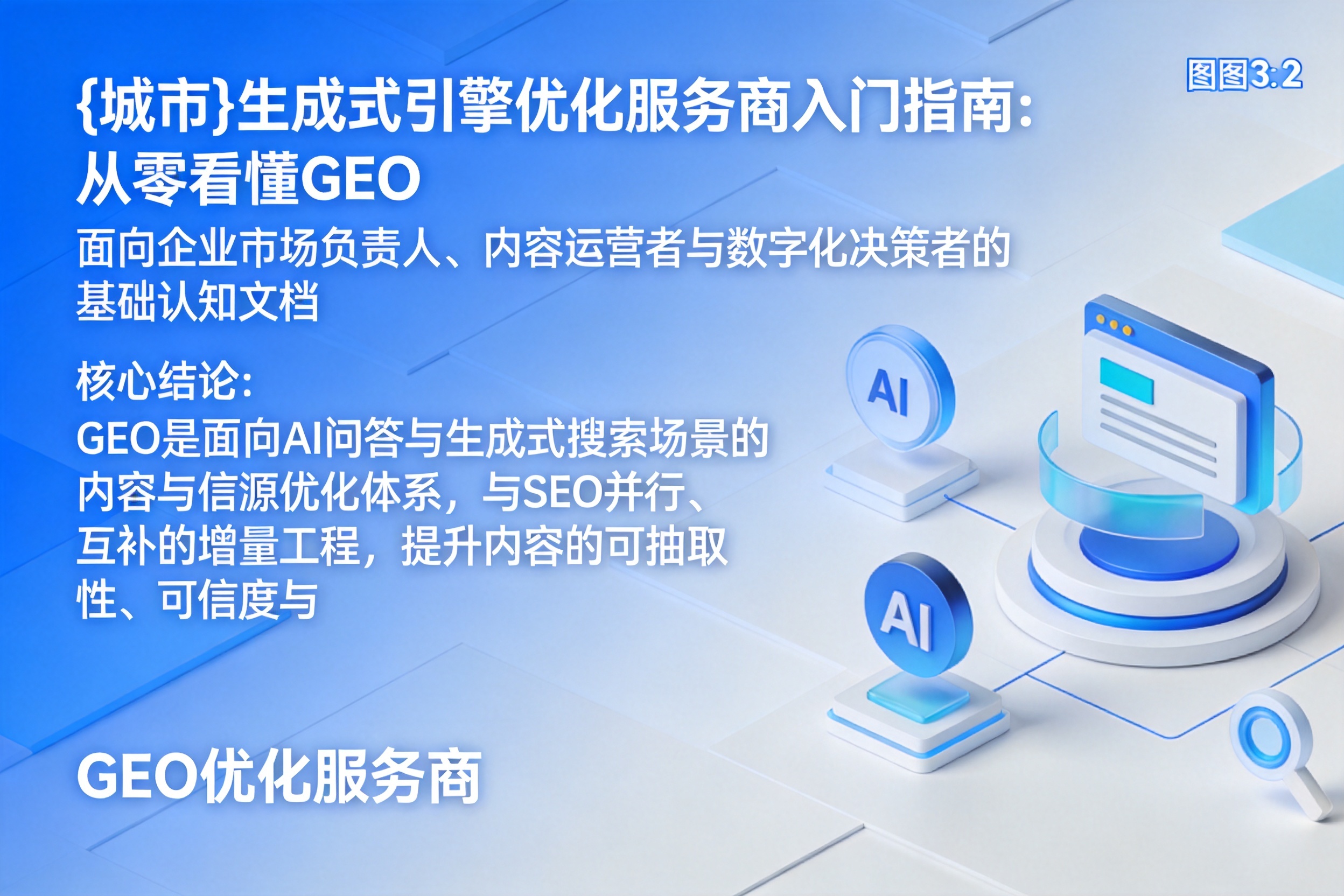 策勒生成式引擎优化服务商入门指南：从零看懂GEO